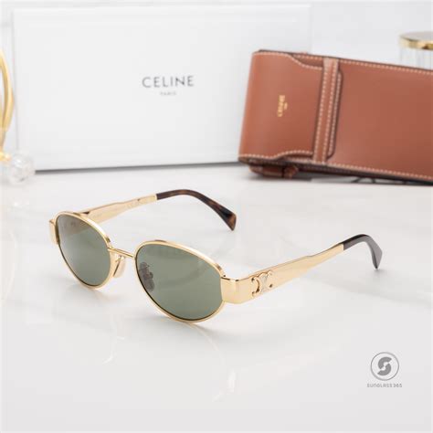 celine triomphe 54mm metal sunglasses|TRIOMPHE METAL 01 SUNGLASSES IN METAL.